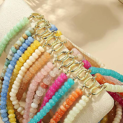 BEADED BUCKLE NECKLACE