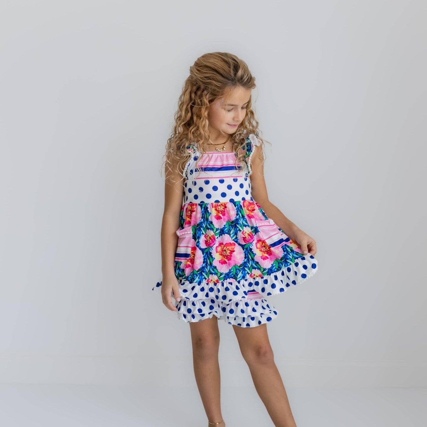 THE FLORAL POLKA DOT SET