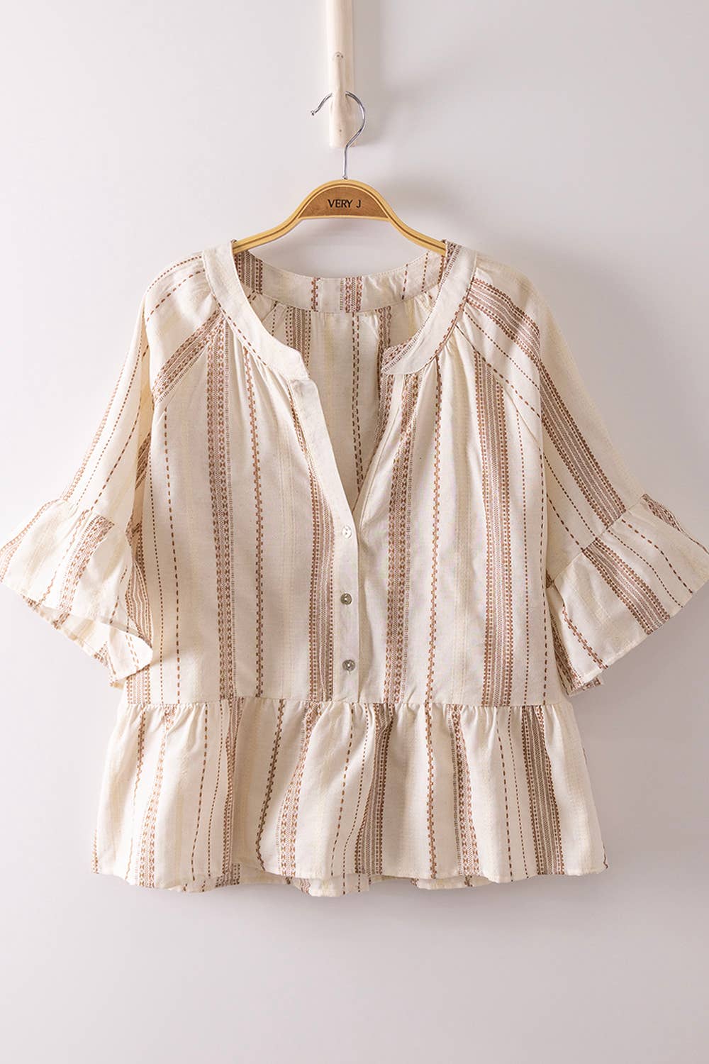 THE VINTAGE STRIPED BLOUSE