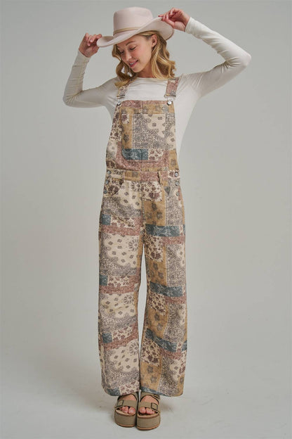 VINTAGE PATCHWORK OVERALLS