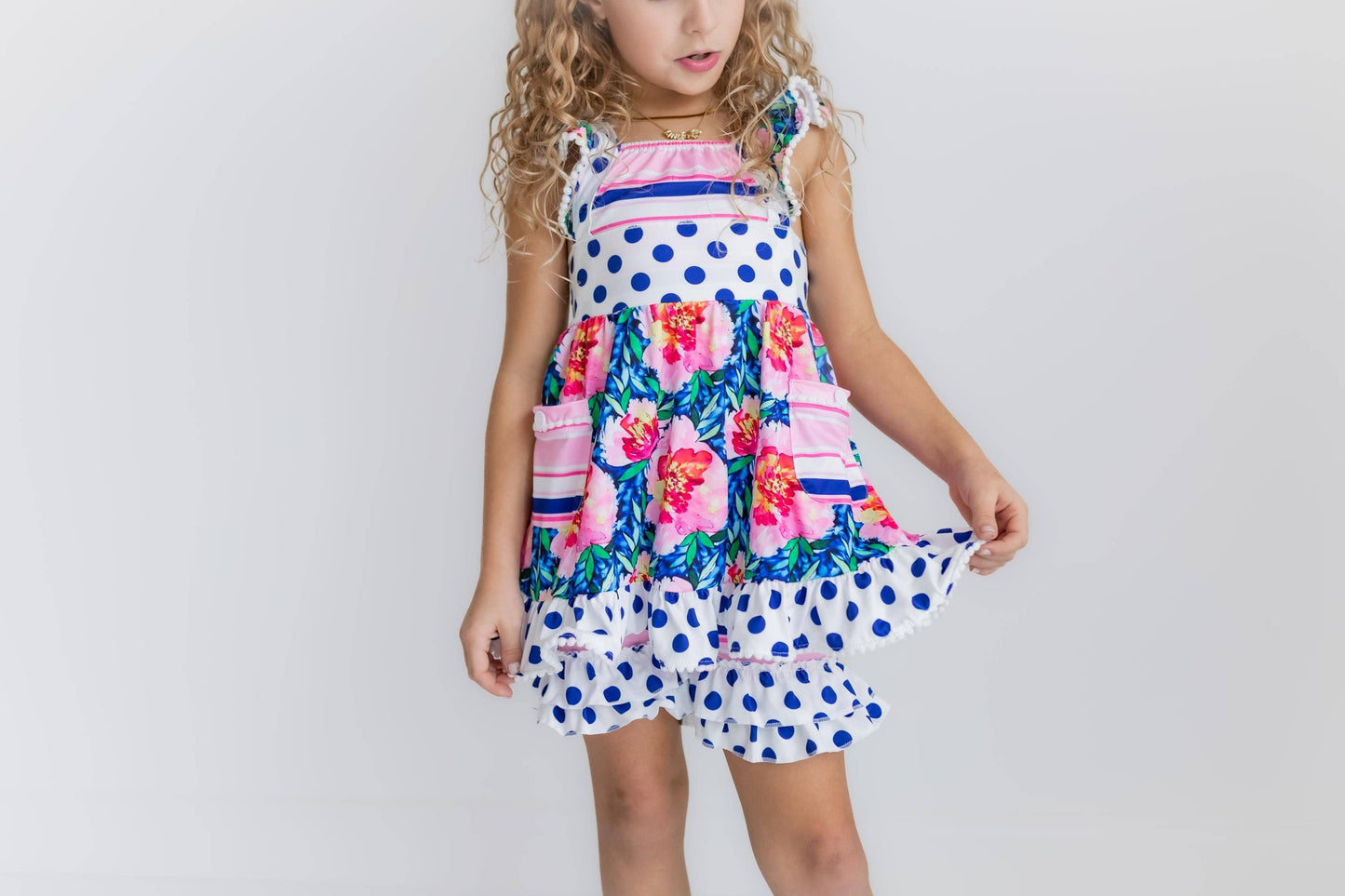 THE FLORAL POLKA DOT SET