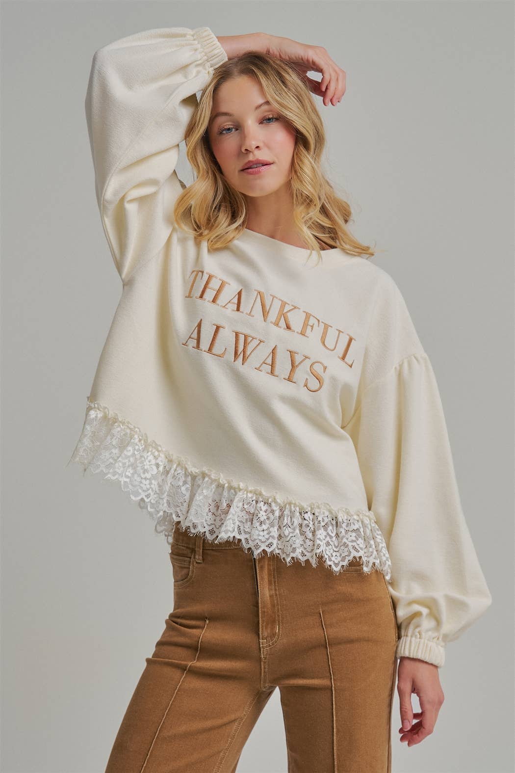 THANKFUL ALWAYS SWEATER