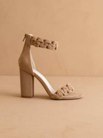 THE MELODY | Braided Two Band Block Heel