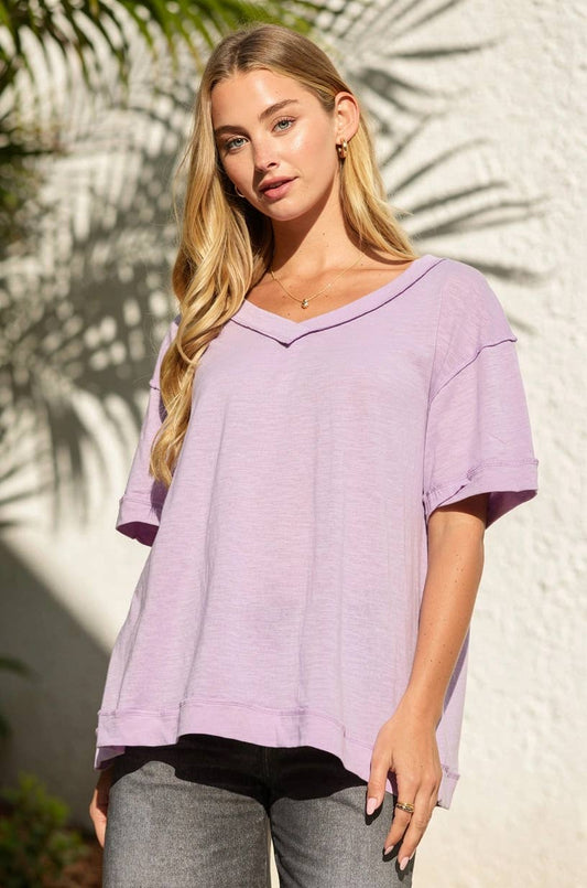 THE BASIC V-NECK TEE