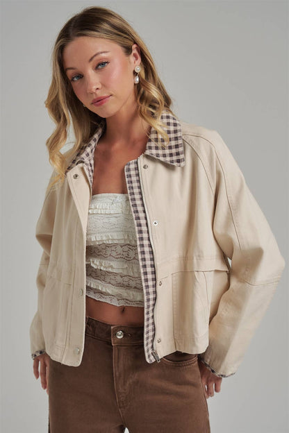 FALL GINGHAM JACKET