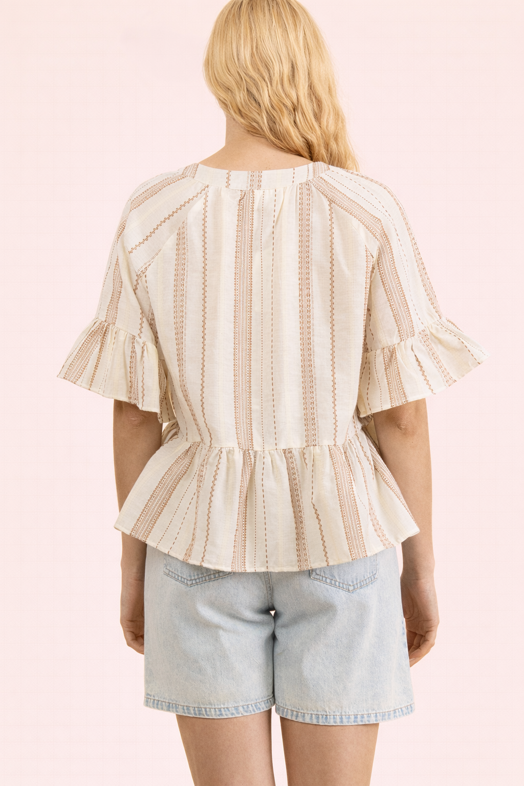 THE VINTAGE STRIPED BLOUSE
