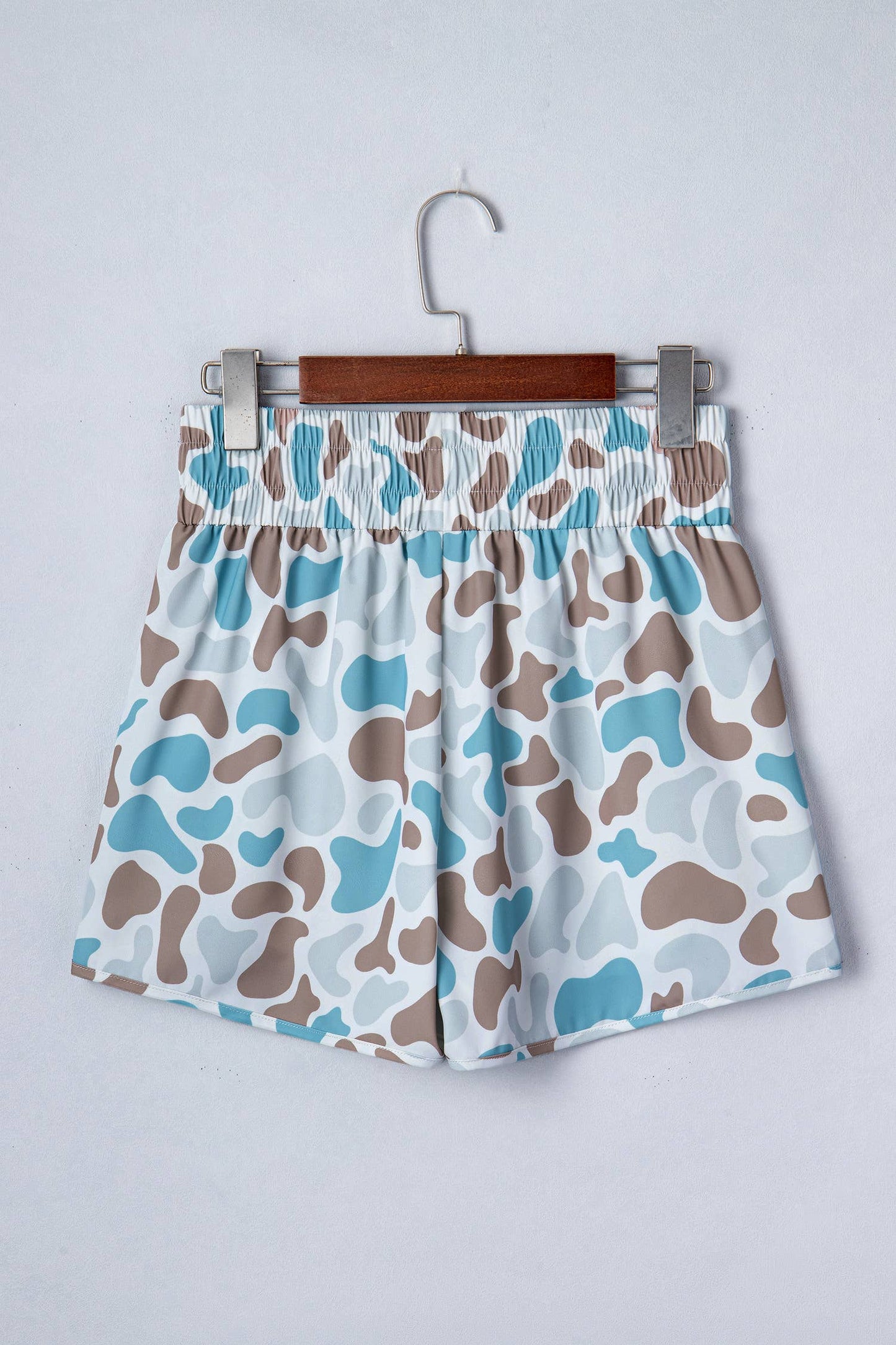THE TEAL CAMO SHORTS