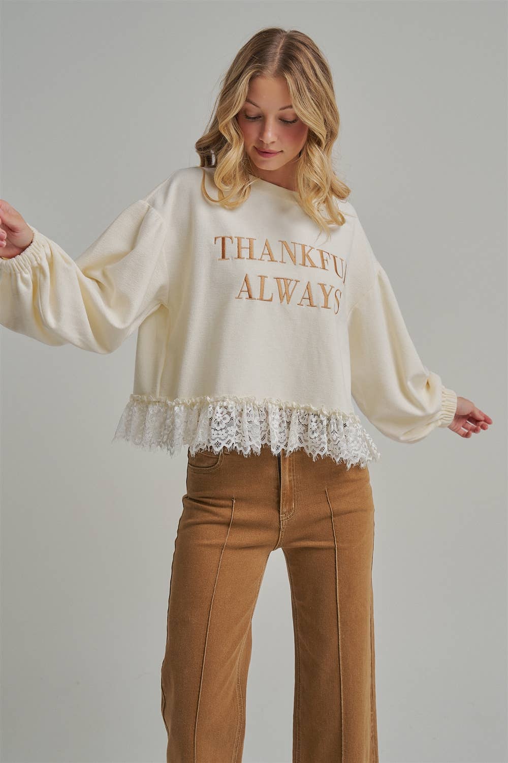 THANKFUL ALWAYS SWEATER