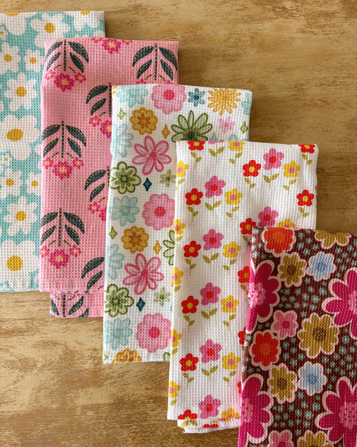 WAFFLE TEA TOWEL || WHIMSY FLORAL