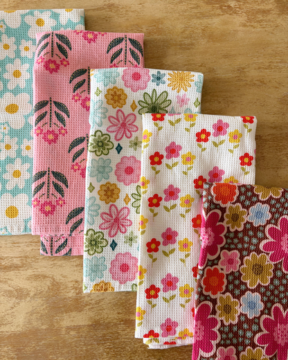 WAFFLE TEA TOWEL || WHIMSY FLORAL