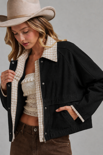 FALL GINGHAM JACKET